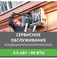 Комплексное сервисно-техническое обслуживание кондиционера Ballu до 2.5 кВт (09 BTU)